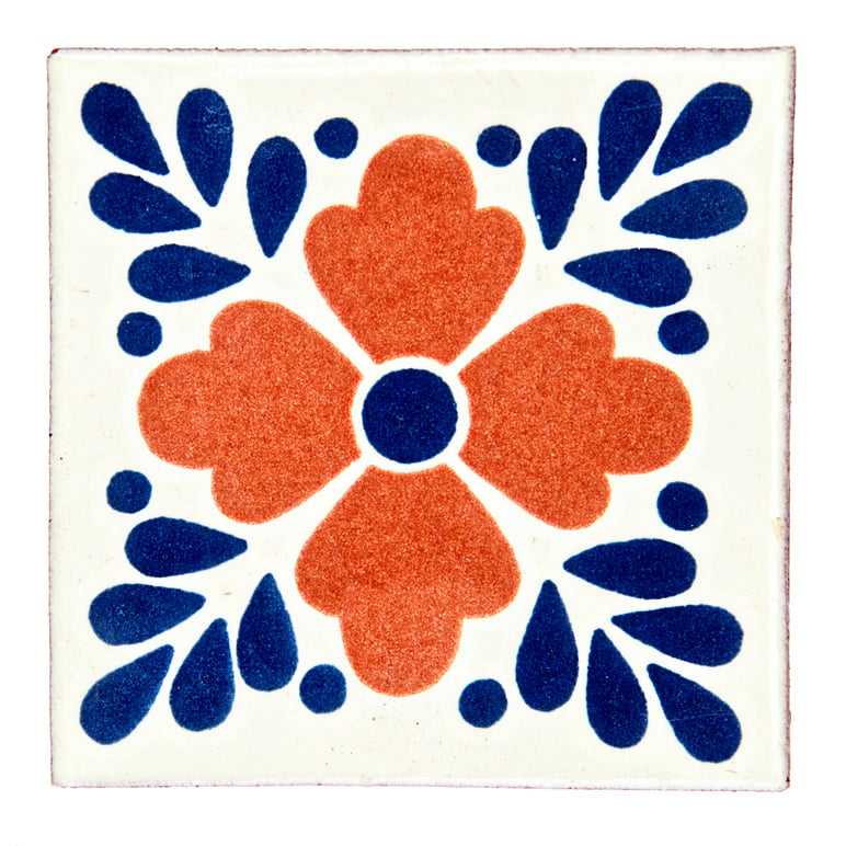 Talavera Handcrafted Mexican Ceramic Tile